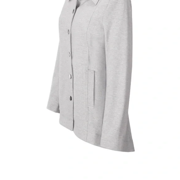 CAbi Cavalry Jacket Light Gray Outerwear - Picture 2 of 8